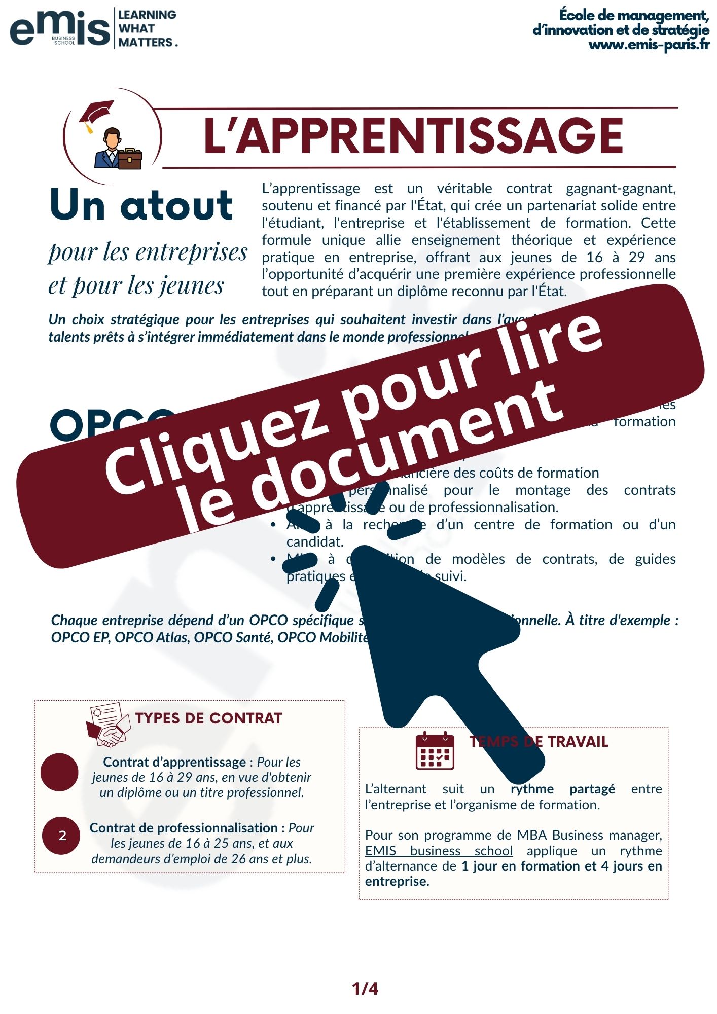 apprentissage - alternance